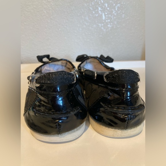 Coach Black Clarisa Loafers Size 9B - Picture 3 of 8